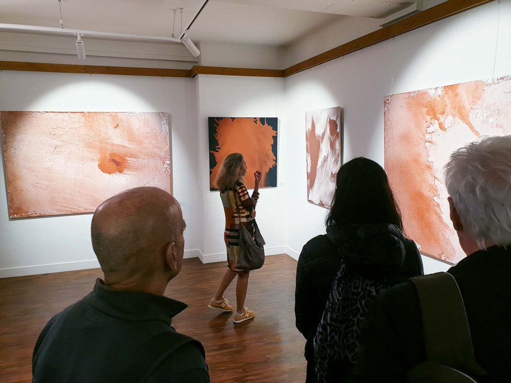 Exposition de Bertille de Baudinière à la fondation des Etats-Unis